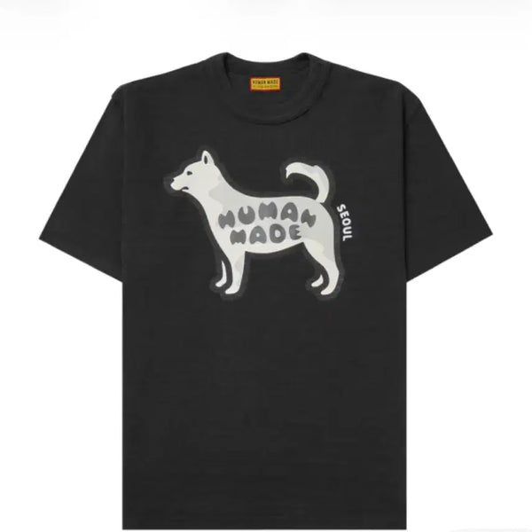[BUNJANG] Human Made Dog T-Shirt Black Seoul Limited Edition L / 휴먼메이드 강아지 티셔츠 블랙 서울한정 L