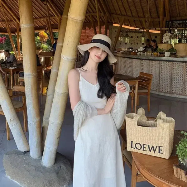 [BUNJANG] Benito Eller Seersucker Dress Feminine Cream S New / 베니토 엘레르 시어서커 원피스 페미닌크림 S 새상품