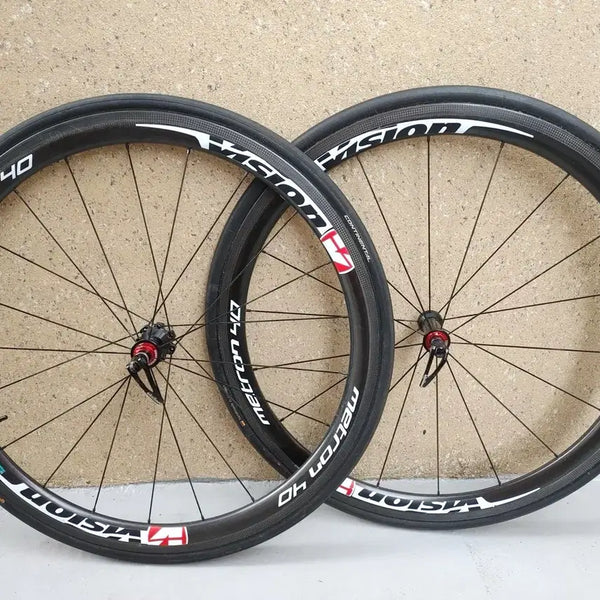 [BUNJANG] Vision Metron Carbon Tubular 40mm Wheelset + Carbon Pads / 비젼 메트론 림브 카본 튜블러 40미리 휠셋+카본 전용패드 판매합니다