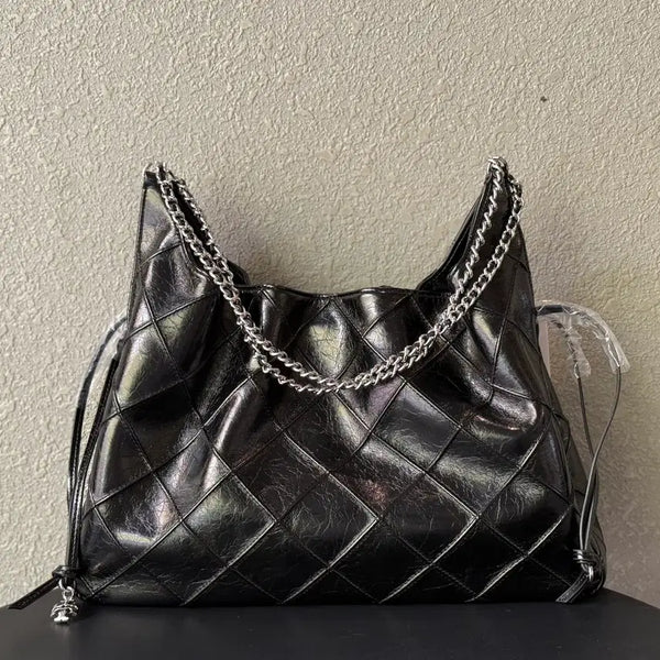 [BUNJANG] Tory Burch Leather Chain Clutch Crossbody Bag Black / 토리버치 클러치백  크로스백 블랙  소가죽 체인