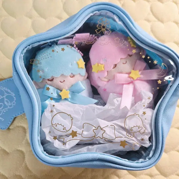 [BUNJANG] Kiki & Lala 50th Anniversary Doll Pouch Set / (파우치,인형2개일괄) 키키라라 50주년 인형파우치 세트