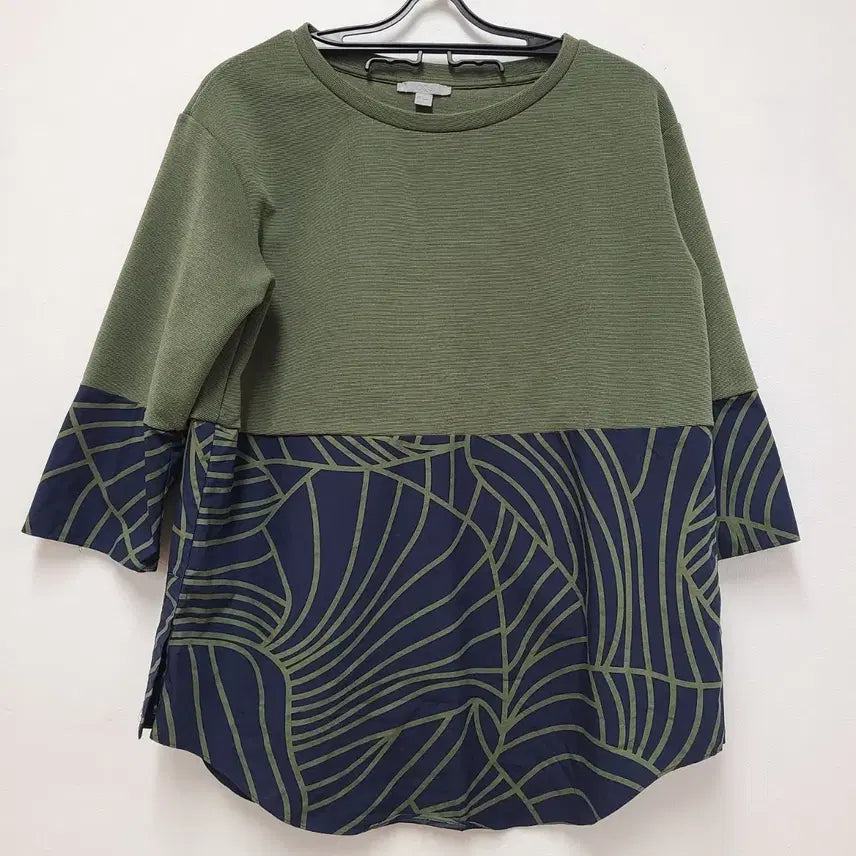[BUNJANG] COS Pattern Color-Block Knit Top / 코스 패턴배색 니트 55