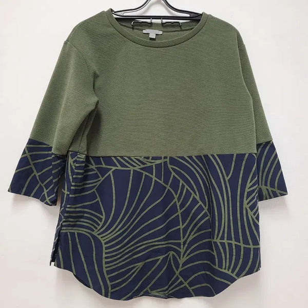 [BUNJANG] COS Pattern Color-Block Knit Top / 코스 패턴배색 니트 55