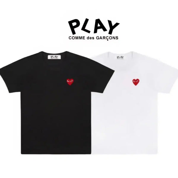 [BUNJANG] Comme des Garçons Play Short Sleeve T-Shirt / 여름맞이특가)꼼데가르송 플레이 반팔 티셔츠