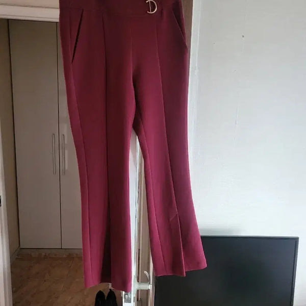 [BUNJANG] EGOIST Burgundy Bootcut Slacks / 에고이스트 슬랙스 55