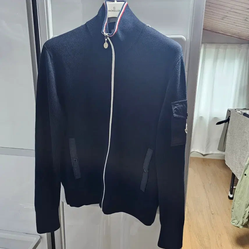[BUNJANG] Moncler Zip-Up Knit Jacket L / 몽클레어 집업니트 자켓 L