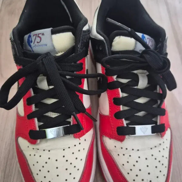 [BUNJANG] Nike x NBA Dunk Low Black and Chili Red / 나이키 x NBA 덩크 로우 블랙 앤 칠리레드