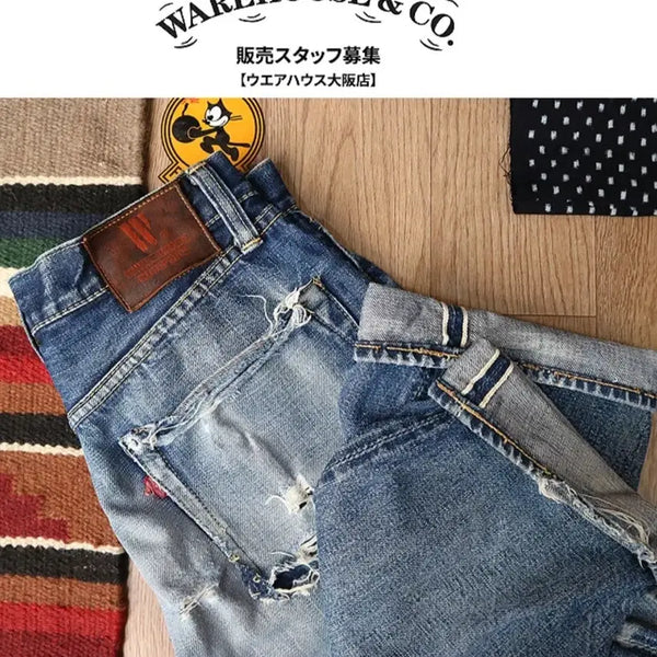 [BUNJANG] Warehouse 90s Vintage Selvedge Denim Jeans - Size 29 / 일본판 90s WAREHOUSE 웨어하우스 빈티지 셀비지 데님  29