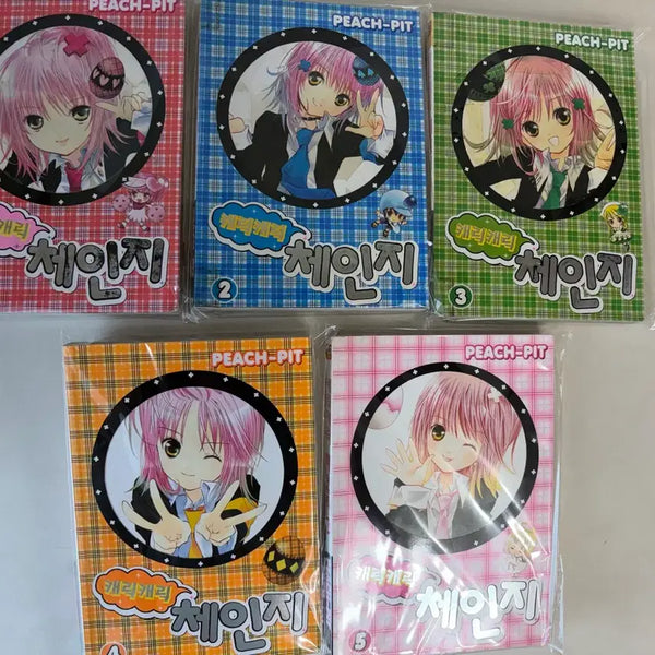 [BUNJANG] Shugo Chara! Complete Manga Set Volumes 1-12 / 캐릭캐릭체인지 만화책 전권