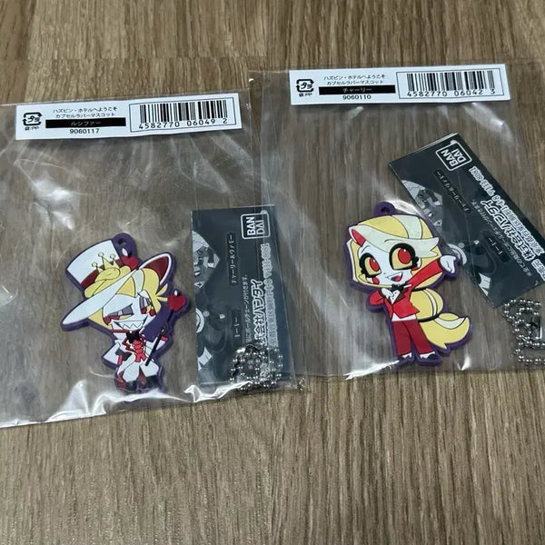 [BUNJANG] Hazbin Hotel Lucifer & Charlie Rubber Strap Bundle Set / 해즈빈호텔 러버스트랩 루시퍼&찰리 일괄