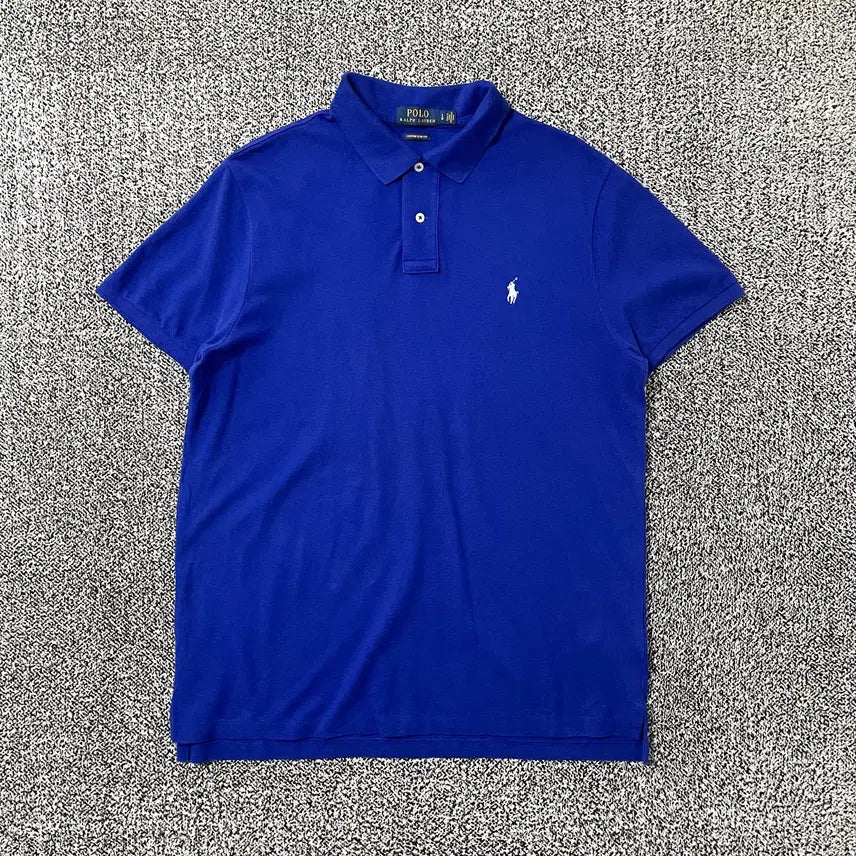 [BUNJANG] Polo Ralph Lauren Mini Pony Polo T-Shirt Blue / 빈티지9. 폴로랄프로렌 미니 포니 카라티 PK 폴로티 반팔 티셔츠 블루