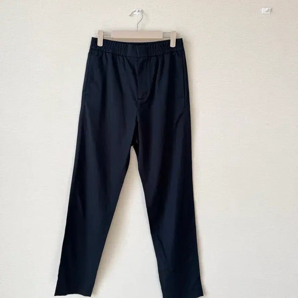 [BUNJANG] COS Women's Lyocell Linen Blend Summer Pants Navy / COS 코스 여성 리오셀+린넨 여름 바지 팬츠 네이비 EUR 44