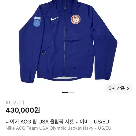 [BUNJANG] Nike ACG Team USA Olympic Jacket Navy / 나이키 ACG 팀 USA 올림픽 자켓 네이비 - US/EU