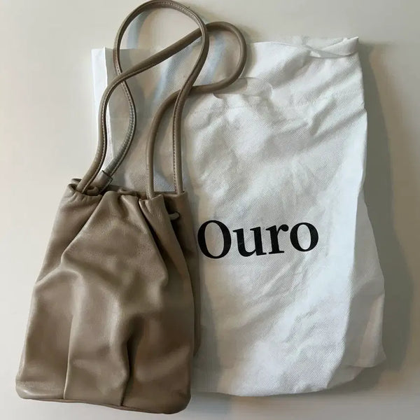 [BUNJANG] Auro Dump Mini Bag Beige / 아우로 덤프 미니 베이지