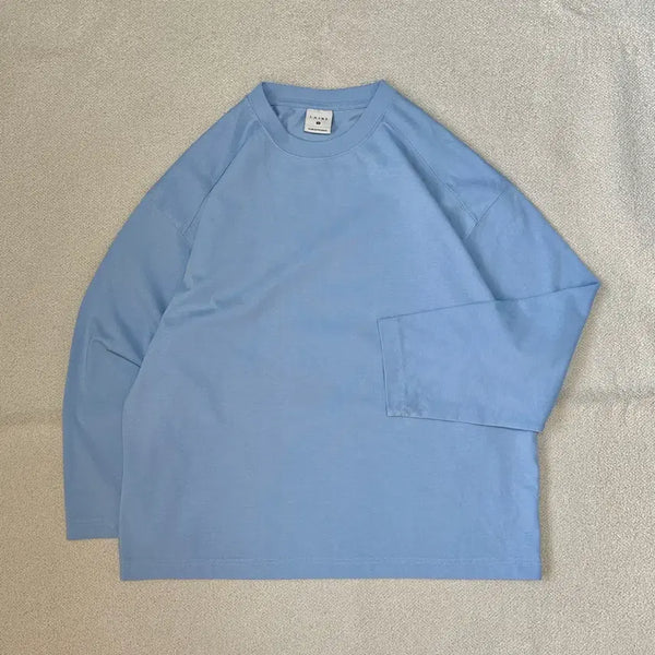 [BUNJANG] LAINE Sky Blue Long Sleeve T-Shirt M Size / LAINE 레인 롱슬리브