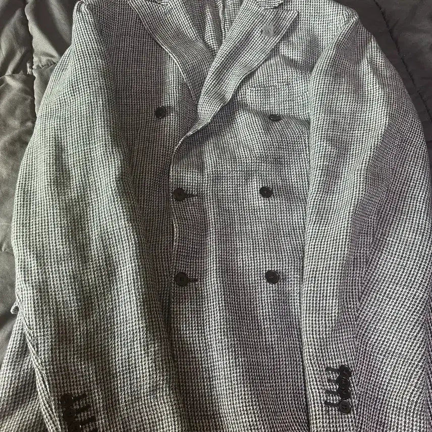 [BUNJANG] Lardini Lana Double Breasted Blazer Jacket 48 / 라르디니 / 라나 더블 브레스티드 블레이져 자켓 / 48