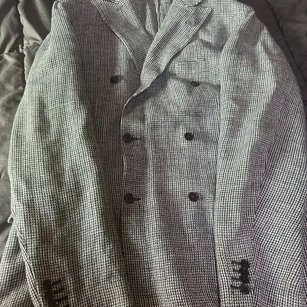 [BUNJANG] Lardini Lana Double Breasted Blazer Jacket 48 / 라르디니 / 라나 더블 브레스티드 블레이져 자켓 / 48