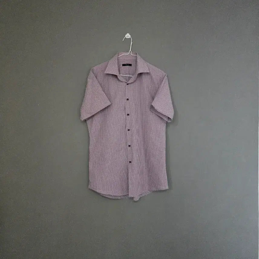 [BUNJANG] Daks Check Short-Sleeve Shirt Size 100 / 닥스 체크 반팔 셔츠 100