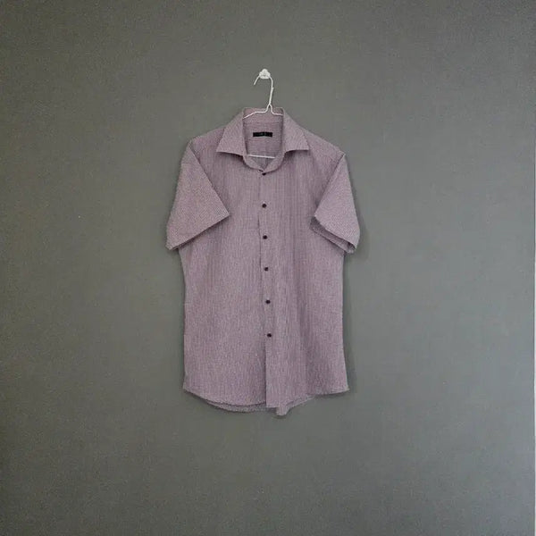[BUNJANG] Daks Check Short-Sleeve Shirt Size 100 / 닥스 체크 반팔 셔츠 100