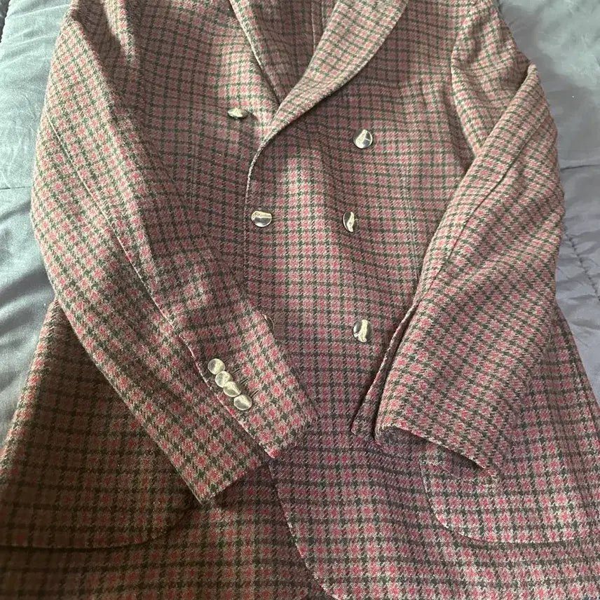 [BUNJANG] LARDINI Double-Breasted Blazer Jacket 48 / 라르디니 / 더블 브레스티드 블레이져 자켓 / 48