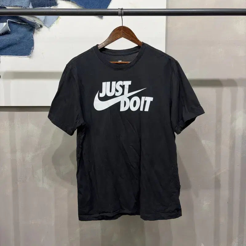 [BUNJANG] Nike Just Do It Printing Casual Short Sleeve T-Shirt / (100) 나이키 캐주얼 저스트두잇 프린팅 반팔 티