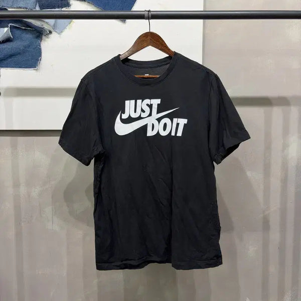 [BUNJANG] Nike Just Do It Printing Casual Short Sleeve T-Shirt / (100) 나이키 캐주얼 저스트두잇 프린팅 반팔 티