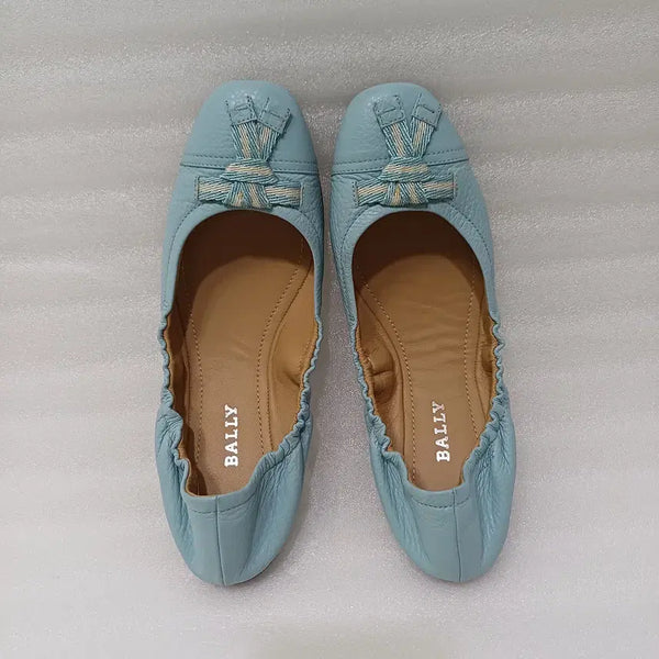 [BUNJANG] Authentic Bally Ballerina Flat Shoes Women's 235 / 정품 발리 발레리나 플랫 슈즈 여성 235 단화 신발 훌륭 사랑봉봉