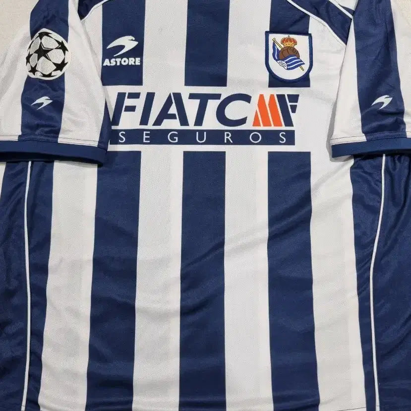 [BUNJANG] Old Rerf 2003-2004 Real Sociedad Home Jersey Lee Chun Soo Champions League Version XL / 올드레플 / 03 04 레알소시에다드 홈 / 이천수 / 챔스ver