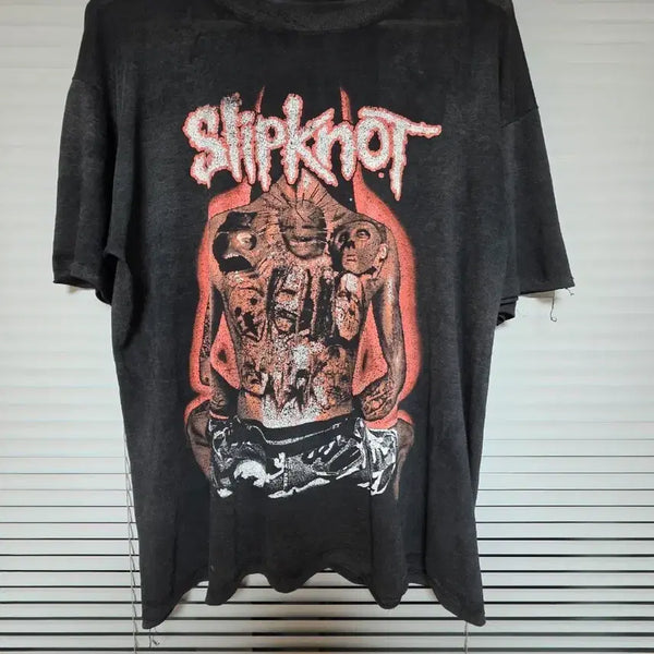 [BUNJANG] Slipknot Vintage T-Shirt / 슬립낫 Slipknot 빈티지  반팔 티셔츠