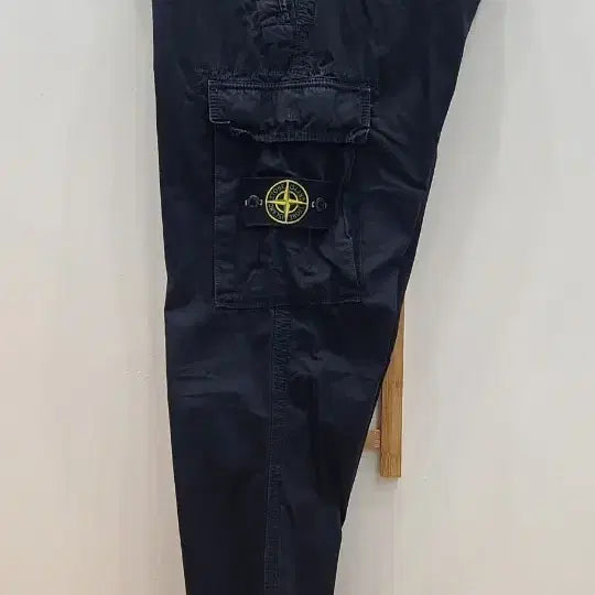 [BUNJANG] Stone Island Black Cargo Pants / [2266]스톤아일랜드 블랙 카고 팬츠 32~34