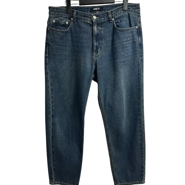 [BUNJANG] DRAW FIT Regular Fit Washed Denim Pants XL / 드로우핏(DRAW FIT) 레귤러핏 워싱 데님팬츠 XL size