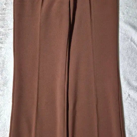 [BUNJANG] High-Waist Wide Leg Trousers (Brown, Size 29) / 와이드 팬츠 브라운 29