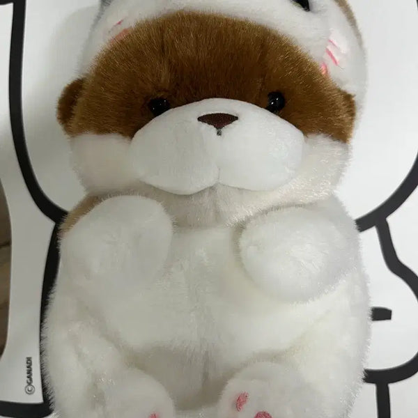 [BUNJANG] Usosoo Dark Brown 27cm Medium Plush Doll / 코네코짱인줄 우소우소 다크브라운 27cm 중형인형
