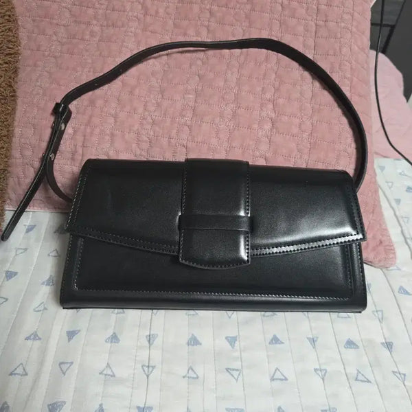 [BUNJANG] Faux Leather Shoulder Bag / 합피 숄더