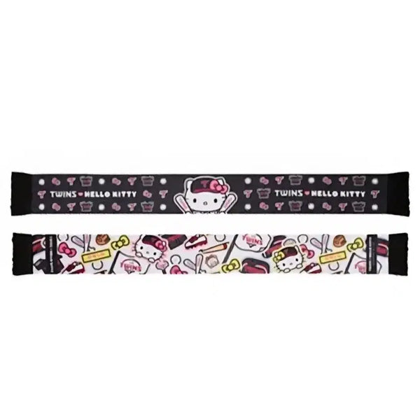 [BUNJANG] LG Twins Hello Kitty Black Sublimation Muffler (Sealed) / 미개봉. LG트윈스 헬로키티 블랙 머플러 전사머플러