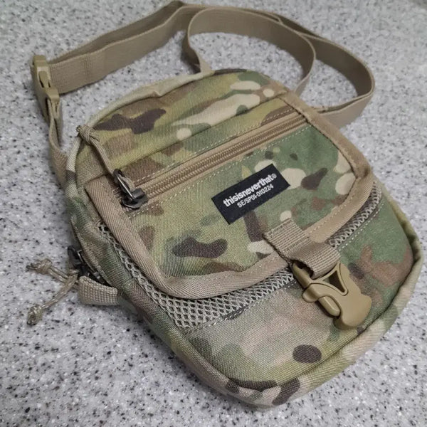 [BUNJANG] Thisisneverthat Cordura Shoulder Bag Multi-Cap Camo / 디스이즈네버댓 코듀라 숄더백 멀티캡 카모