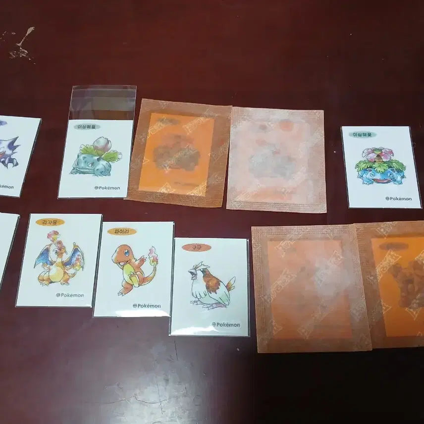 [BUNJANG] Pokemon 30th Anniversary Retro Artwork Ttibu Seal / 포켓몬 레트로 30주년 아트웍 띠부씰 교환/ 판매