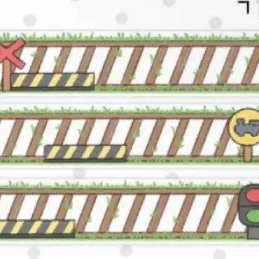 [BUNJANG] Peace Sculpture Railway Washi Tape / 평화조각 기찻길 마테
