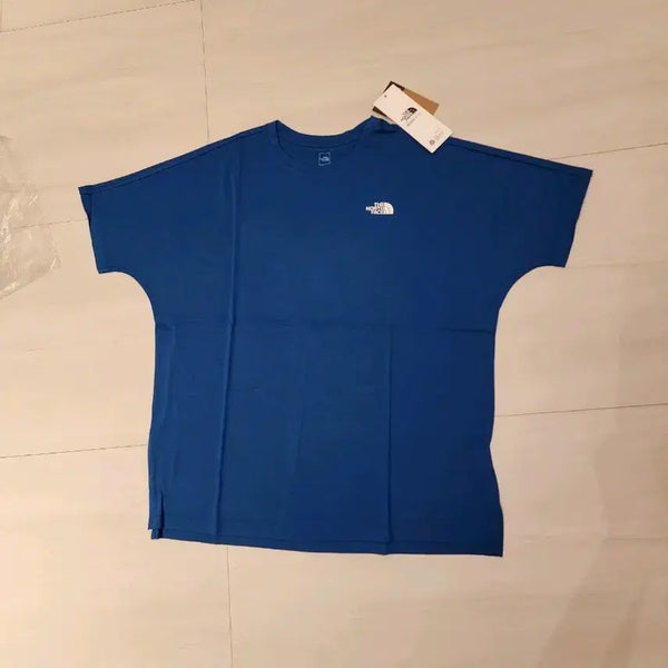 [BUNJANG] The North Face Unisex Blue T-shirt New Arrival / 노스페이스 반팔티 블루 남녀공용 새상품