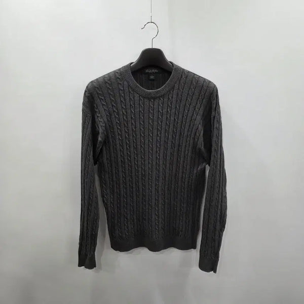 [BUNJANG] Brooks Brothers Cotton Cable Knit Sweater L / 브룩스브라더스 골프 코튼 케이블 니트 L