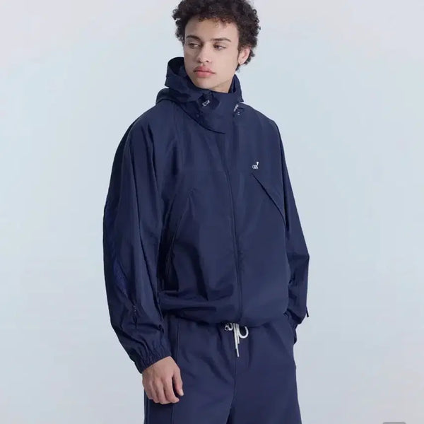 [BUNJANG] Crew Members Only Windbreaker Navy XL / (새제품) 크루멤버스온리 바람막이 네이비 XL