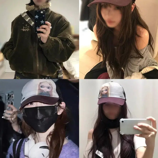 [BUNJANG] COYSEIO X BLYTHE Mesh Ball Cap Hat / 코이세이오 브라이스 COYSEIO X BLYTHE  메쉬 볼캡 모자