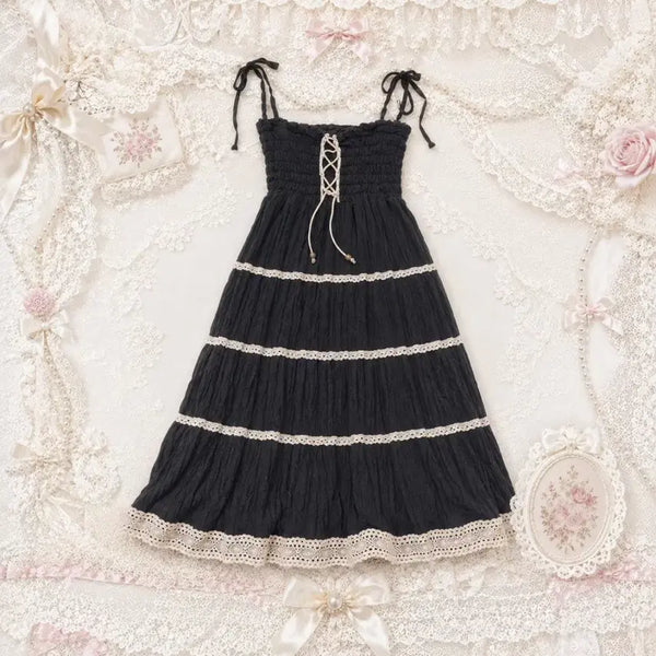 [BUNJANG] Vintage Long Dress / 빈티지 롱원피스  리즈리사깔 갸루 라떼 히메 짜잔씨 오네 핀터깔