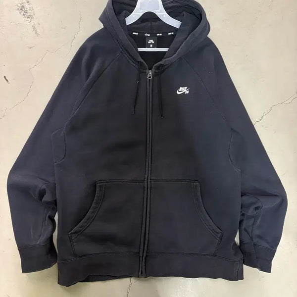 [BUNJANG] Nike SB Skateboard Logo Hoodie Zip-Up XL / 만원샵 나이키 스케이트보드 로고 후드집업 XL