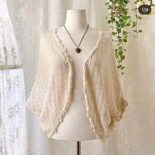 [BUNJANG] Vintage Mori Girl Summer Cardigan / 빈티지 여름 가디건 모리걸
