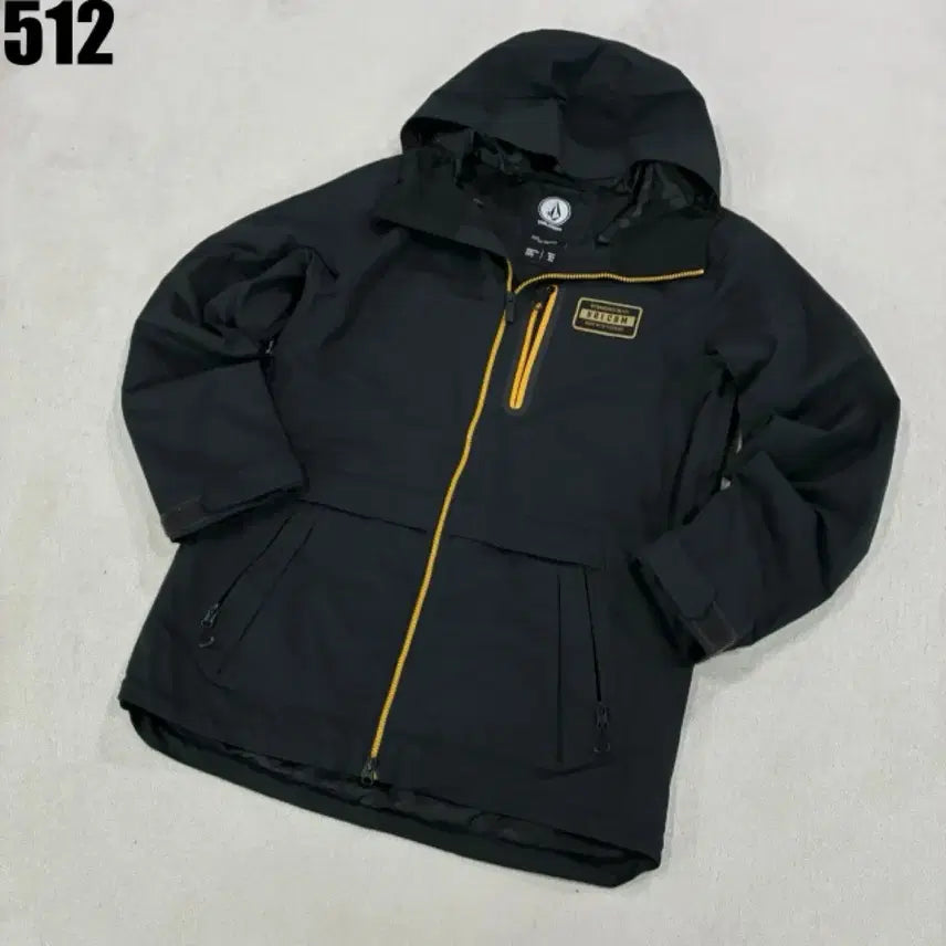 [BUNJANG] Volcom Black Hoodie Jacket M / 볼컴 블랙 후드 자켓 m