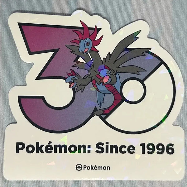 [BUNJANG] Pokemon 30th Anniversary Logo Sticker - Dracovish / [포켓몬 30주년 기념 로고 스티커] 삼삼드래