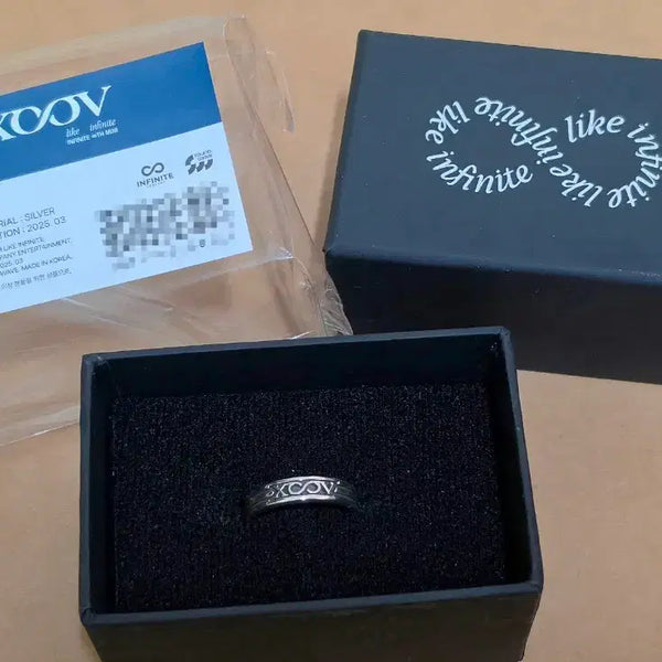 [BUNJANG] Infinite Like Ring (Size 13) with L's Polaroid / 2025 인피니트링+폴라 포함