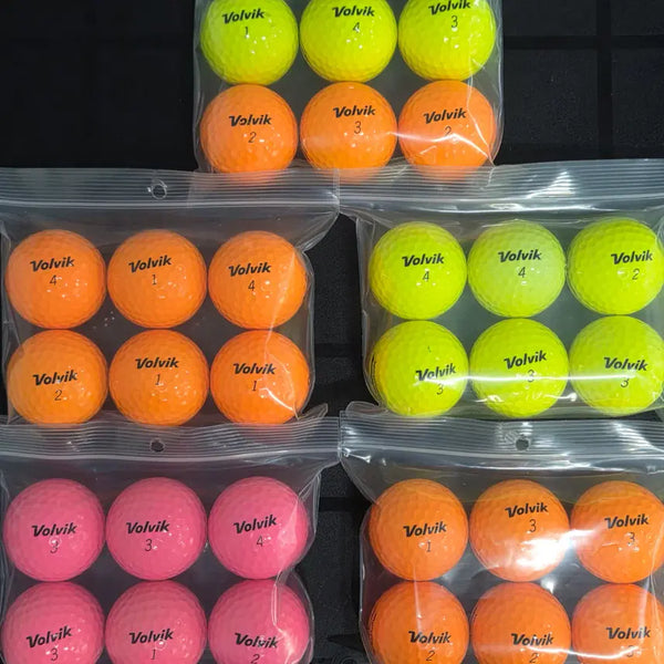 [BUNJANG] Volvik S3 A-Grade 3-Piece Color Lost Golf Balls (30 pcs) / 볼빅 s3 A급 3피스 컬러 로스트볼 30구 중고골프공 -무료배송-