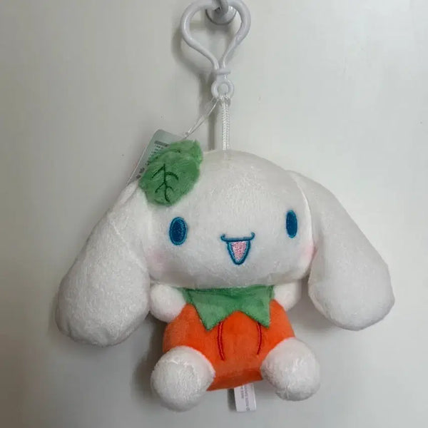 [BUNJANG] Sanrio Cinnamoroll Carrot Plush Keychain / 산리오 시나모롤 당큰 키링